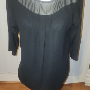 H&M Black Sheer Women's Blouse